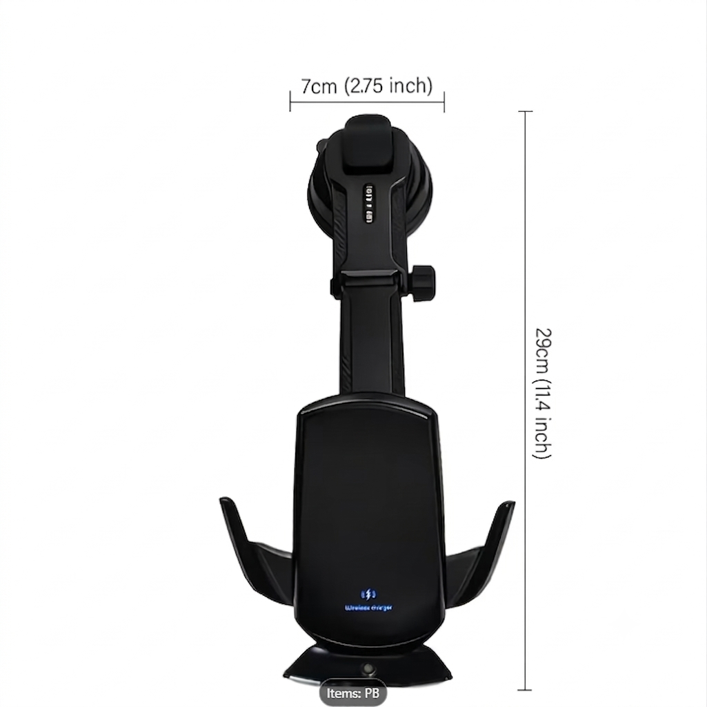 Access a Ride- Gravity Phone Mount 15W Wireless Charger
